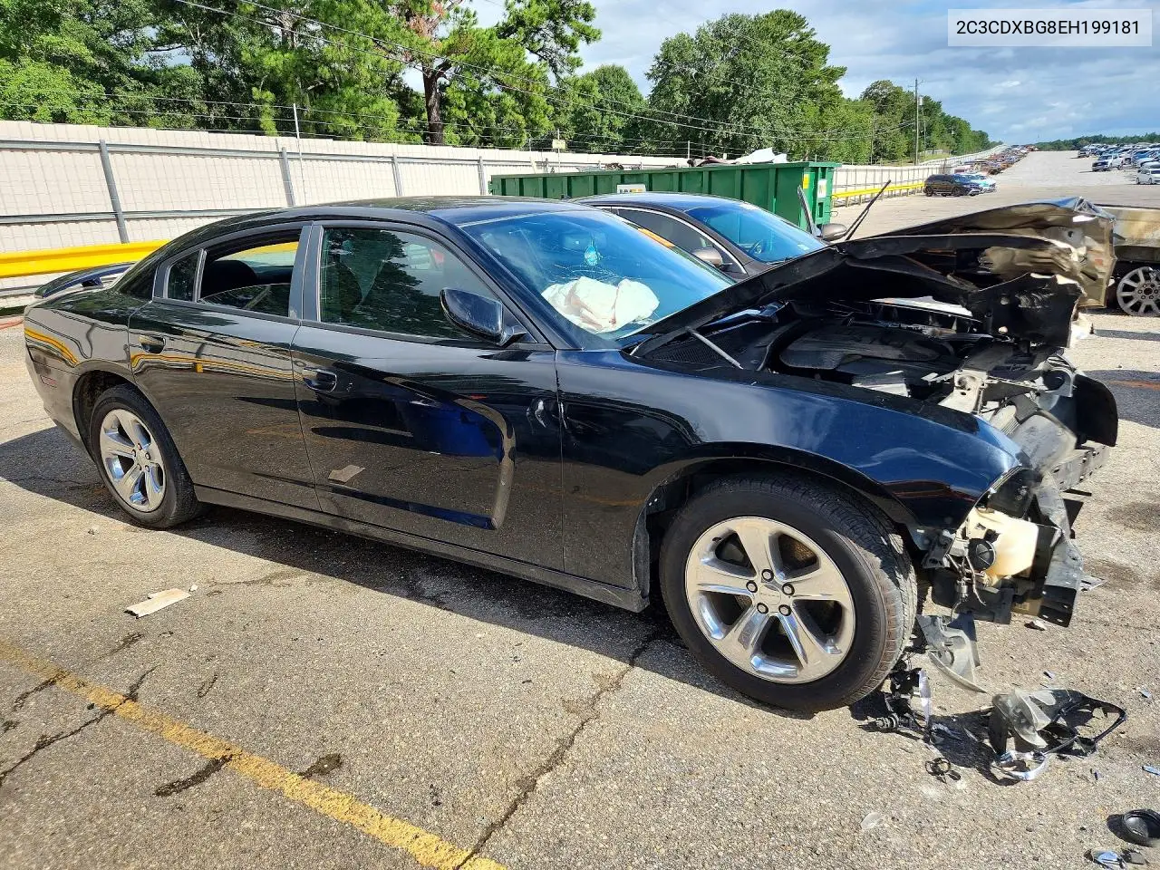 2014 Dodge Charger Se VIN: 2C3CDXBG8EH199181 Lot: 61692366