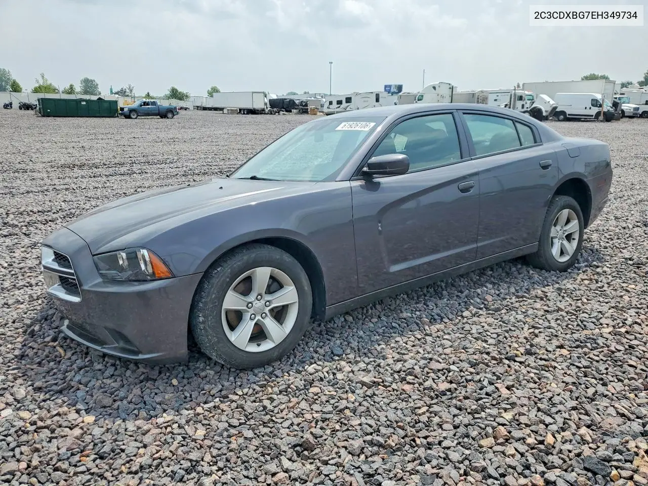 2014 Dodge Charger Se VIN: 2C3CDXBG7EH349734 Lot: 61926106