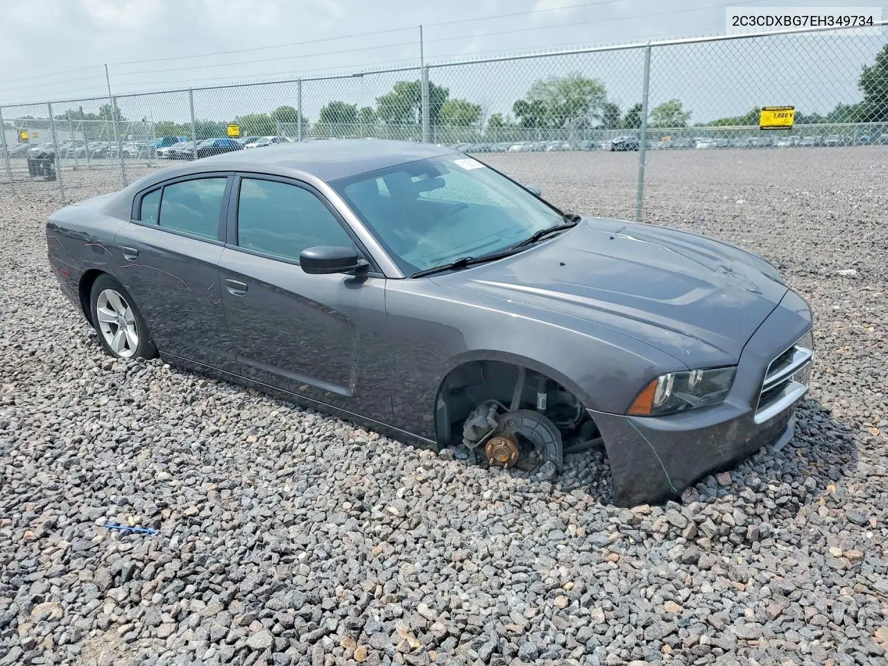 2014 Dodge Charger Se VIN: 2C3CDXBG7EH349734 Lot: 61926106