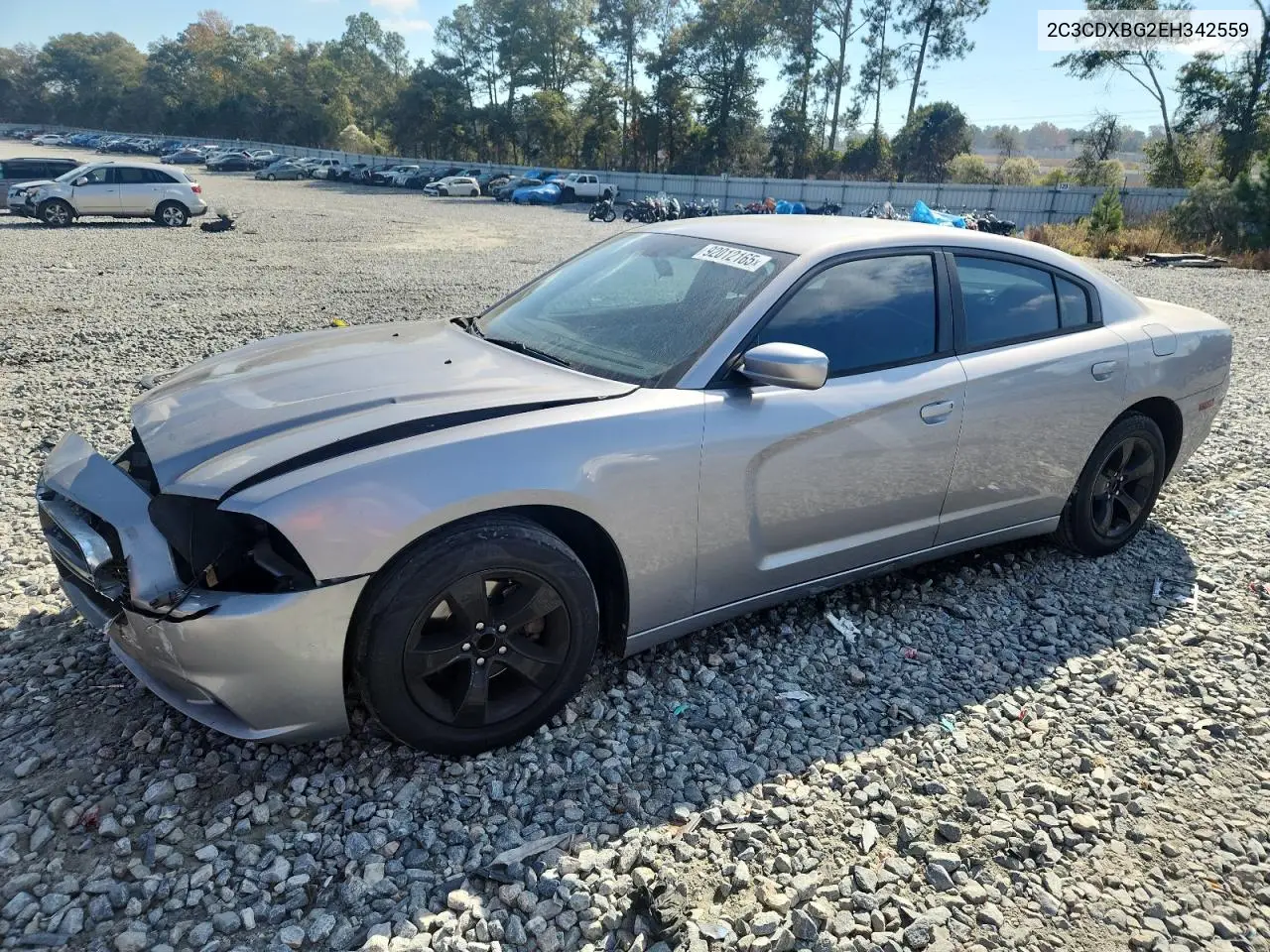 2C3CDXBG2EH342559 2014 Dodge Charger Se