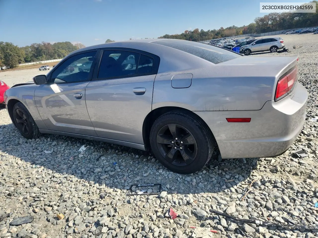 2C3CDXBG2EH342559 2014 Dodge Charger Se