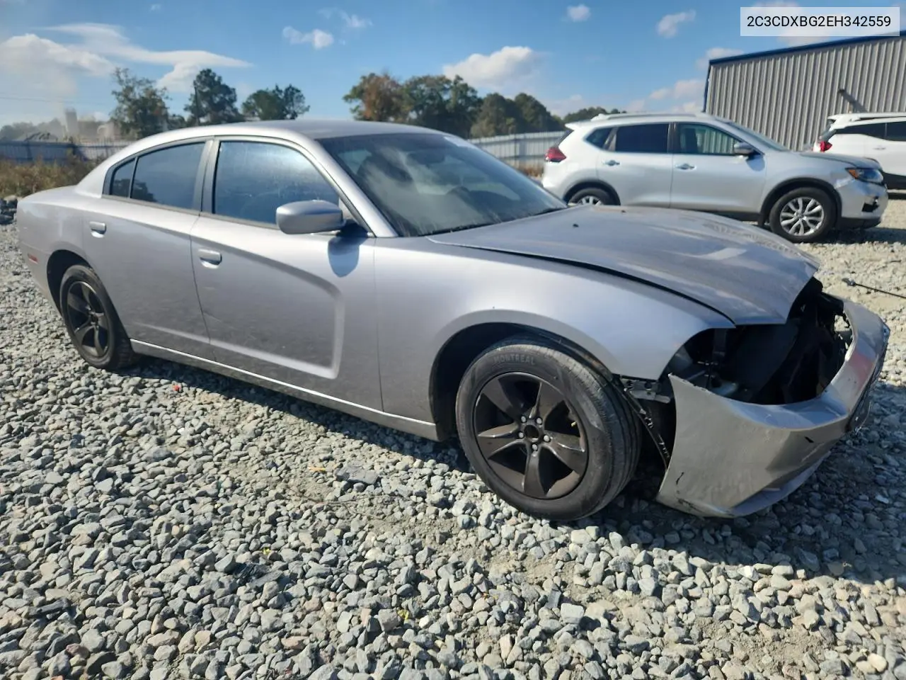 2C3CDXBG2EH342559 2014 Dodge Charger Se