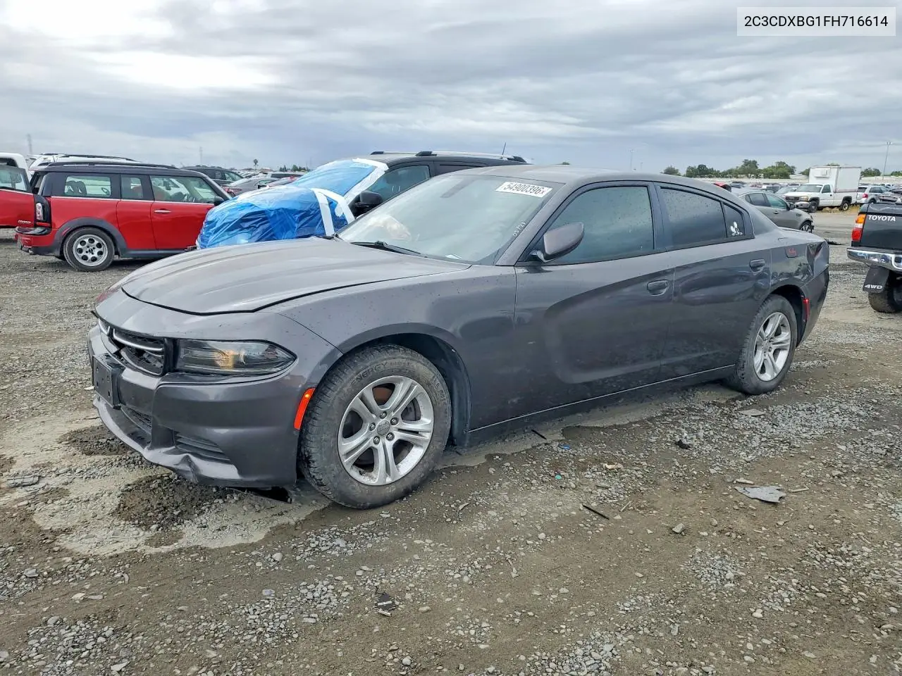 2015 Dodge Charger Se VIN: 2C3CDXBG1FH716614 Lot: 54900396
