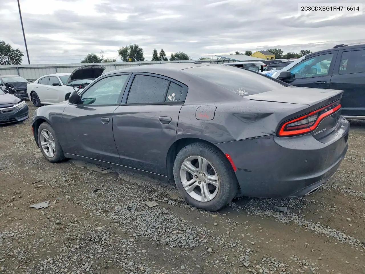2015 Dodge Charger Se VIN: 2C3CDXBG1FH716614 Lot: 54900396