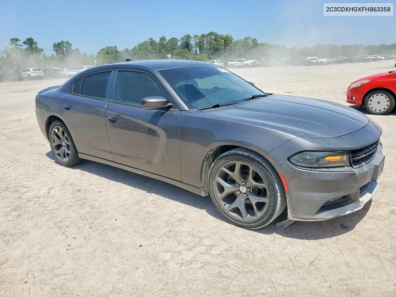 2015 Dodge Charger Sxt VIN: 2C3CDXHGXFH863358 Lot: 60037666