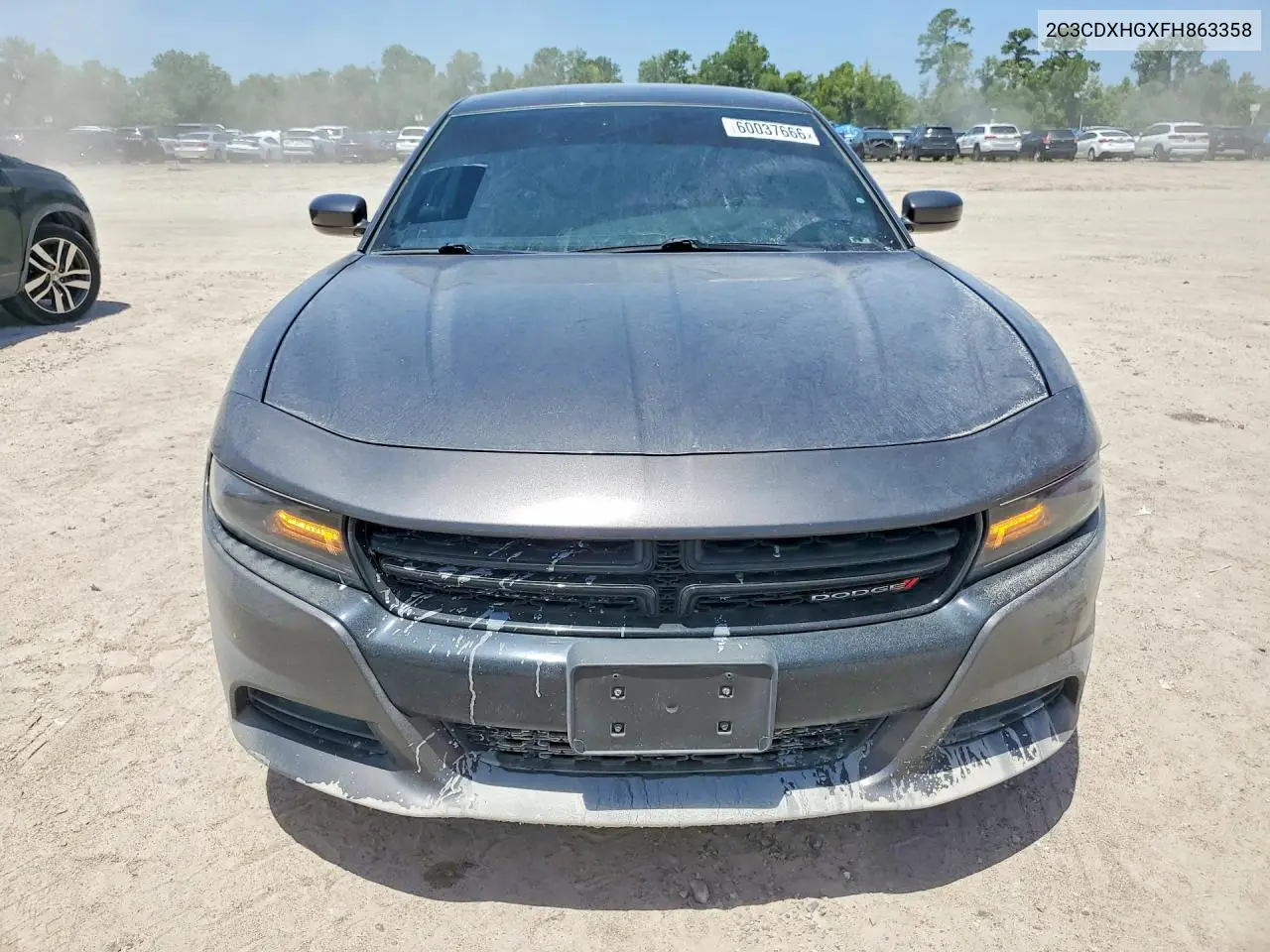 2015 Dodge Charger Sxt VIN: 2C3CDXHGXFH863358 Lot: 60037666