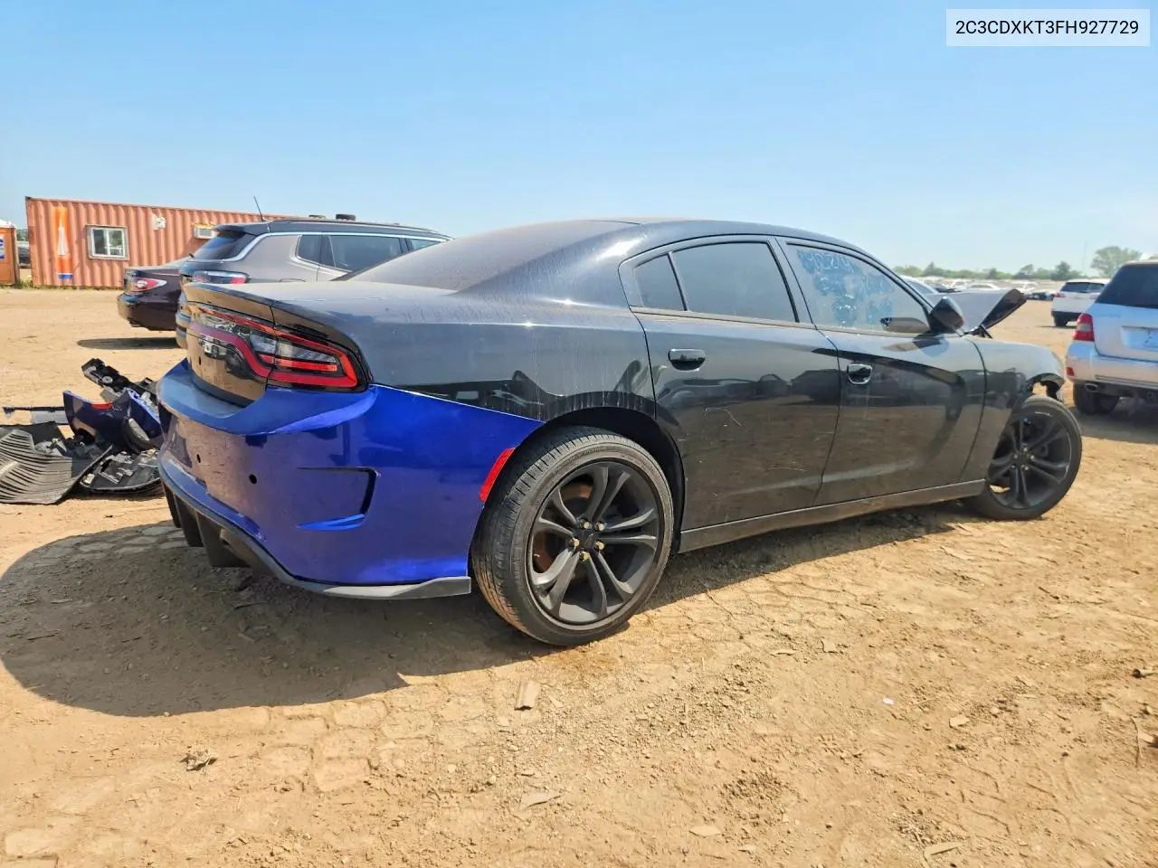 2015 Dodge Charger Police VIN: 2C3CDXKT3FH927729 Lot: 60762206
