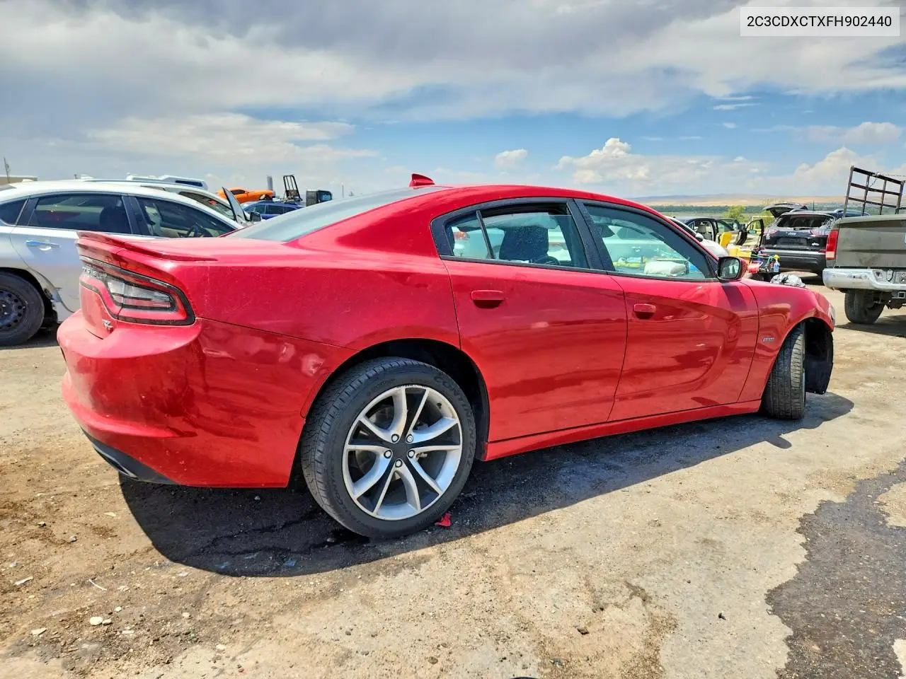 2015 Dodge Charger R/T VIN: 2C3CDXCTXFH902440 Lot: 61526976