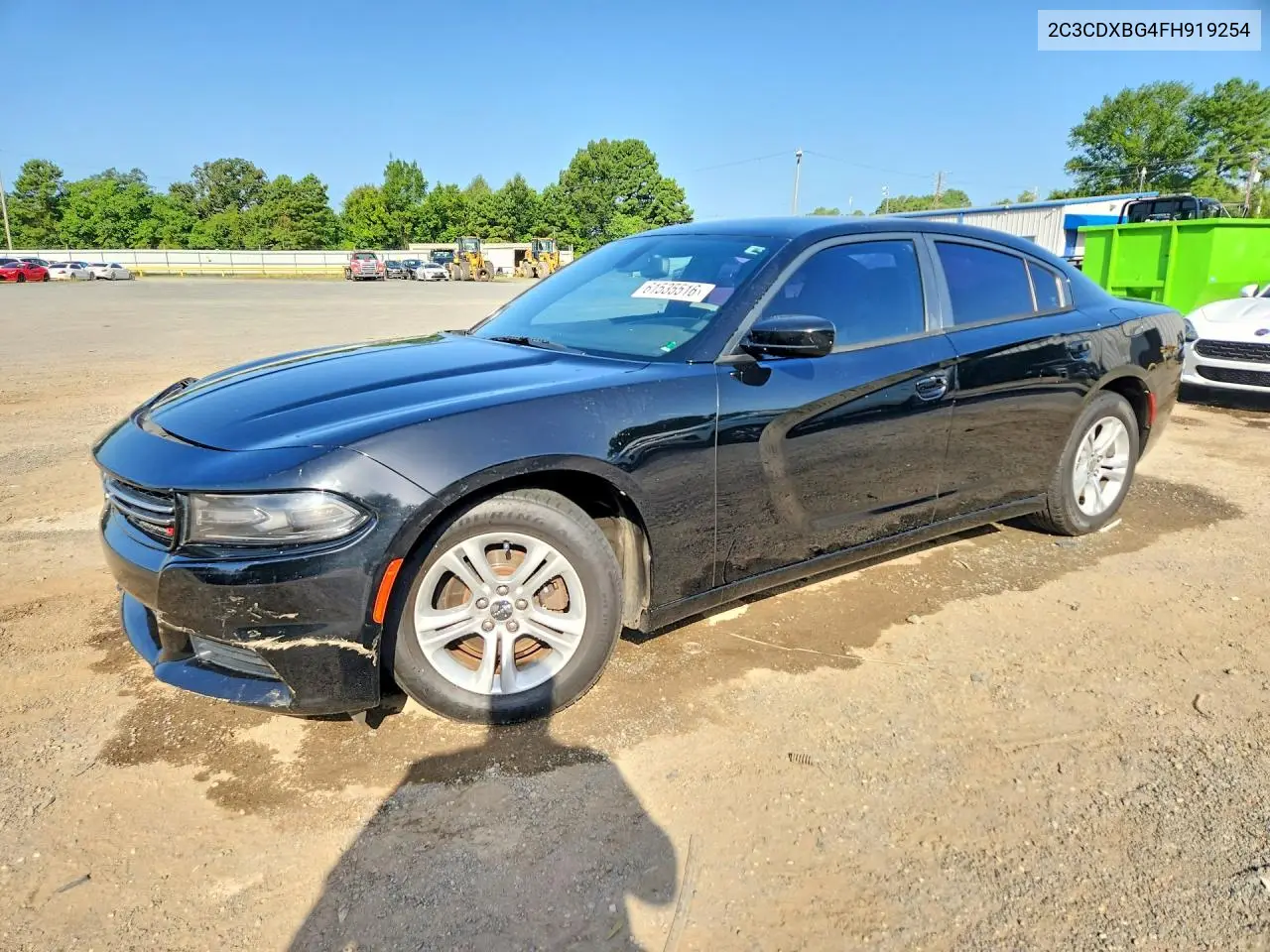 2015 Dodge Charger Se VIN: 2C3CDXBG4FH919254 Lot: 61535516