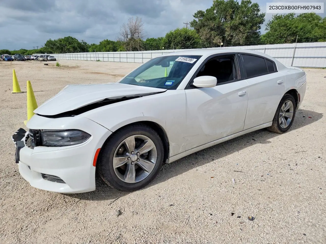 2015 Dodge Charger Se VIN: 2C3CDXBG0FH907943 Lot: 61598286