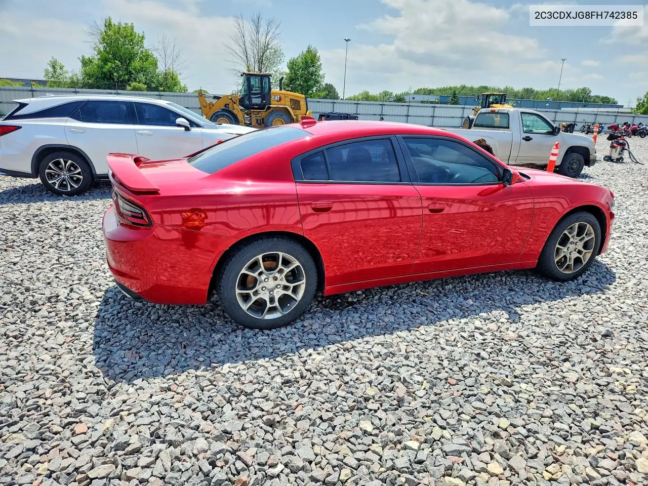 2015 Dodge Charger Sxt VIN: 2C3CDXJG8FH742385 Lot: 85629275