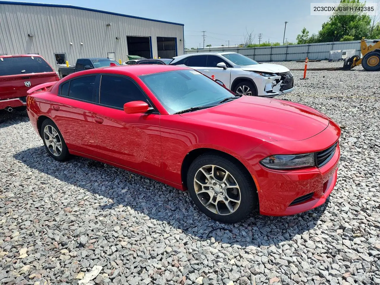 2015 Dodge Charger Sxt VIN: 2C3CDXJG8FH742385 Lot: 85629275