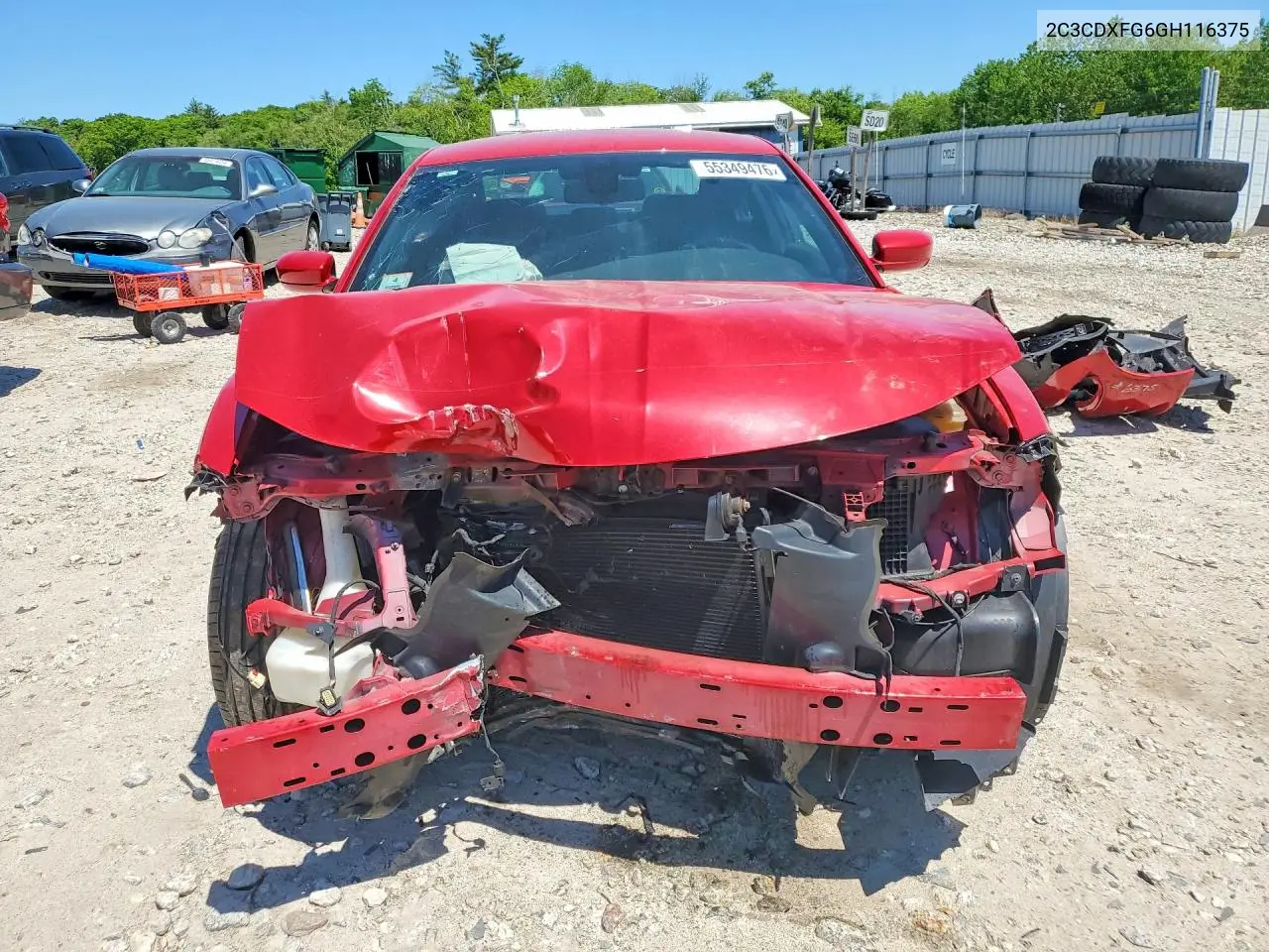 2016 Dodge Charger Se VIN: 2C3CDXFG6GH116375 Lot: 55349476
