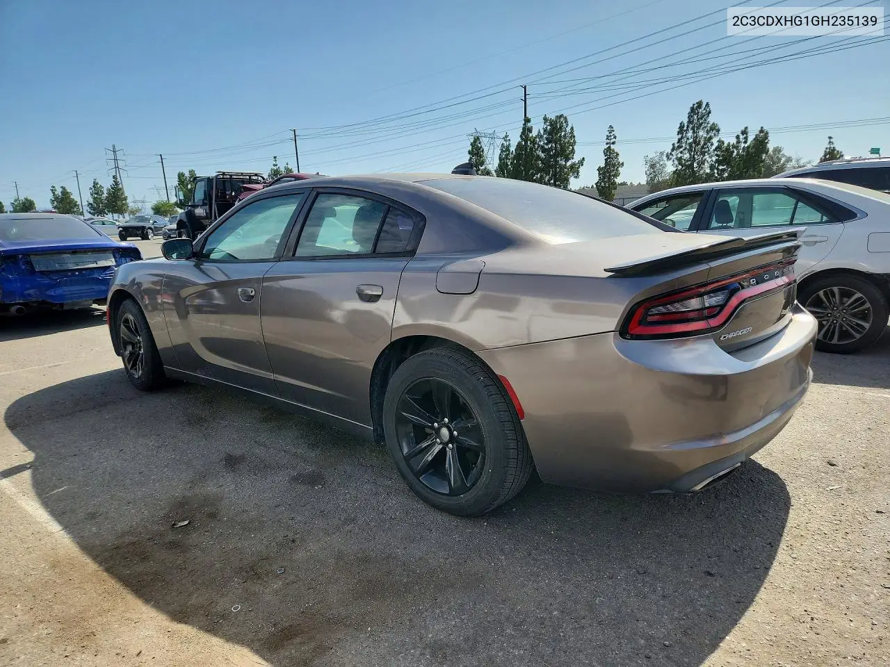 2016 Dodge Charger Sxt VIN: 2C3CDXHG1GH235139 Lot: 60001416