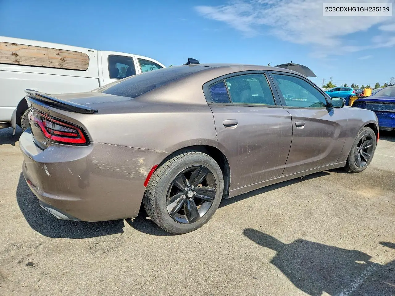 2016 Dodge Charger Sxt VIN: 2C3CDXHG1GH235139 Lot: 60001416