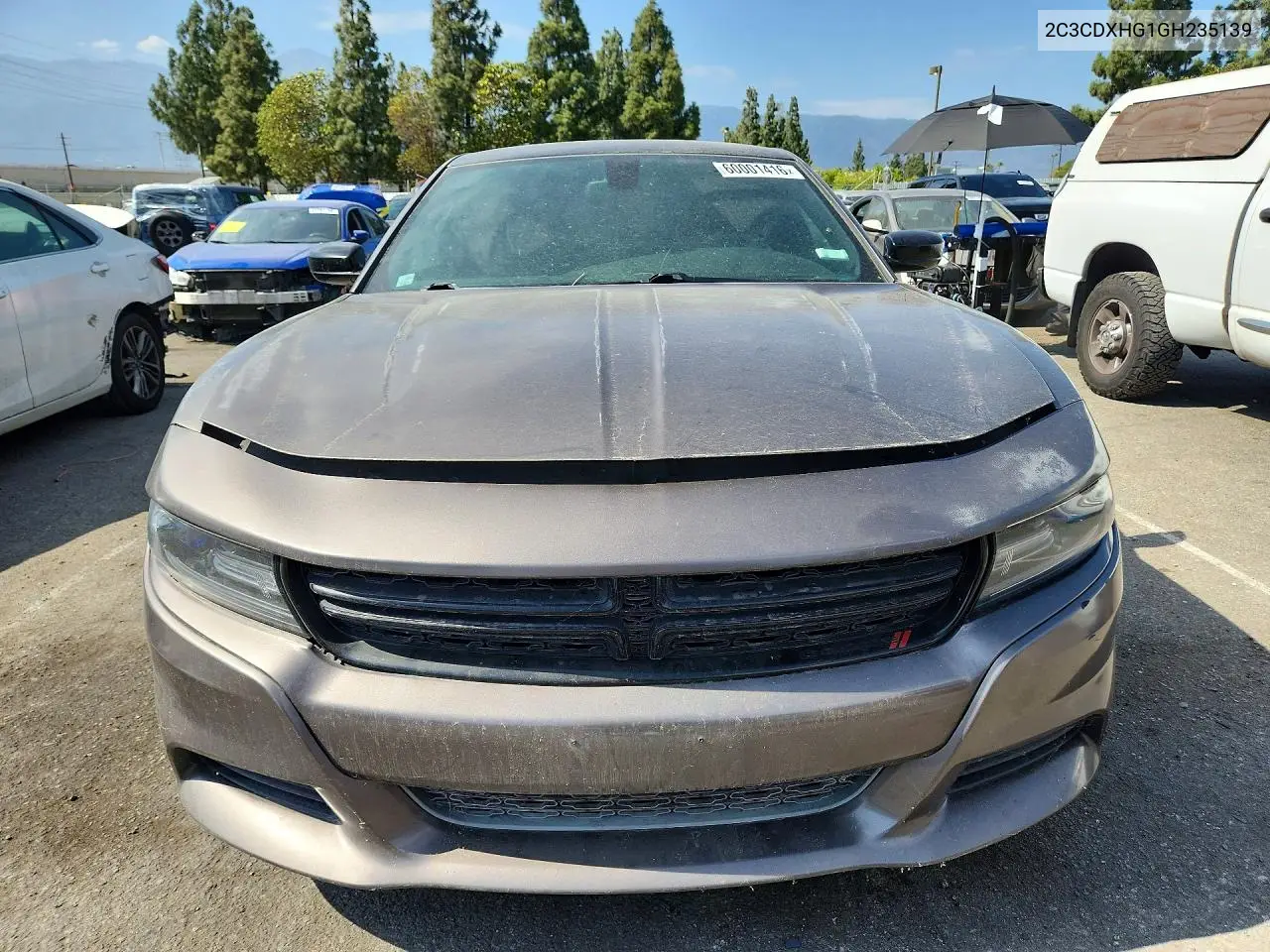 2016 Dodge Charger Sxt VIN: 2C3CDXHG1GH235139 Lot: 60001416