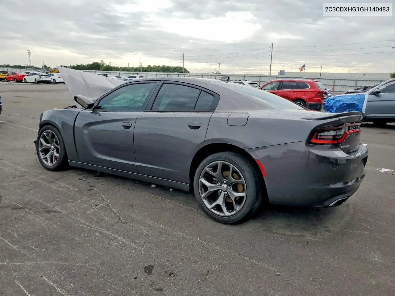 2016 Dodge Charger Sxt VIN: 2C3CDXHG1GH140483 Lot: 60214876