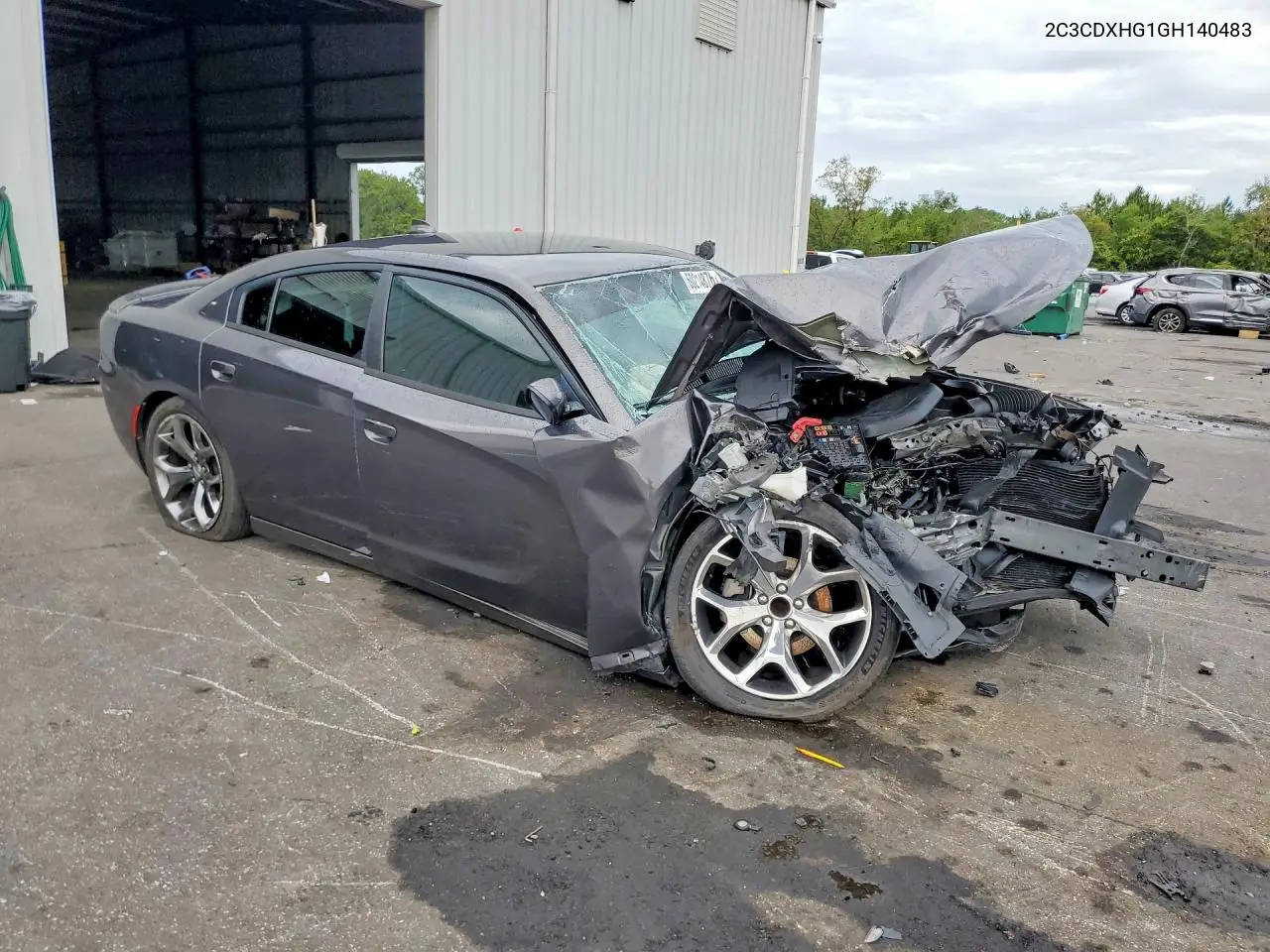 2016 Dodge Charger Sxt VIN: 2C3CDXHG1GH140483 Lot: 60214876