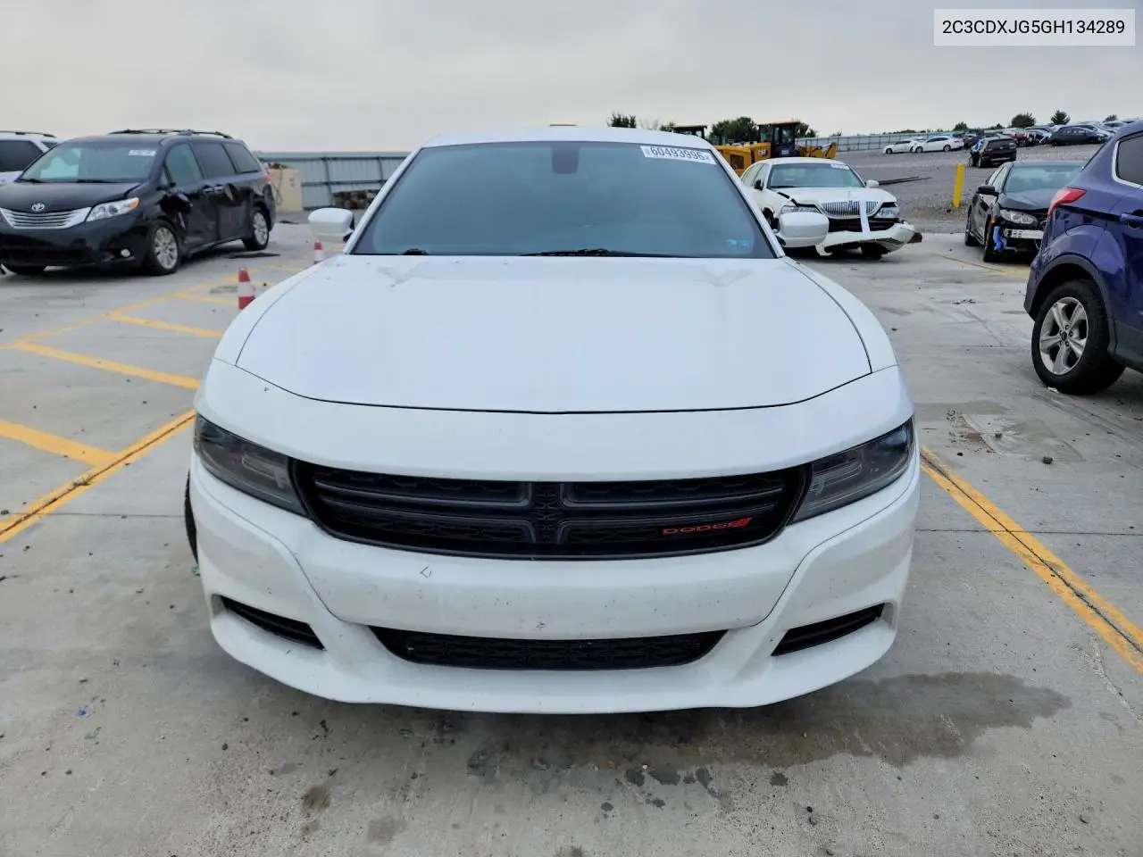 2016 Dodge Charger Sxt VIN: 2C3CDXJG5GH134289 Lot: 60493996