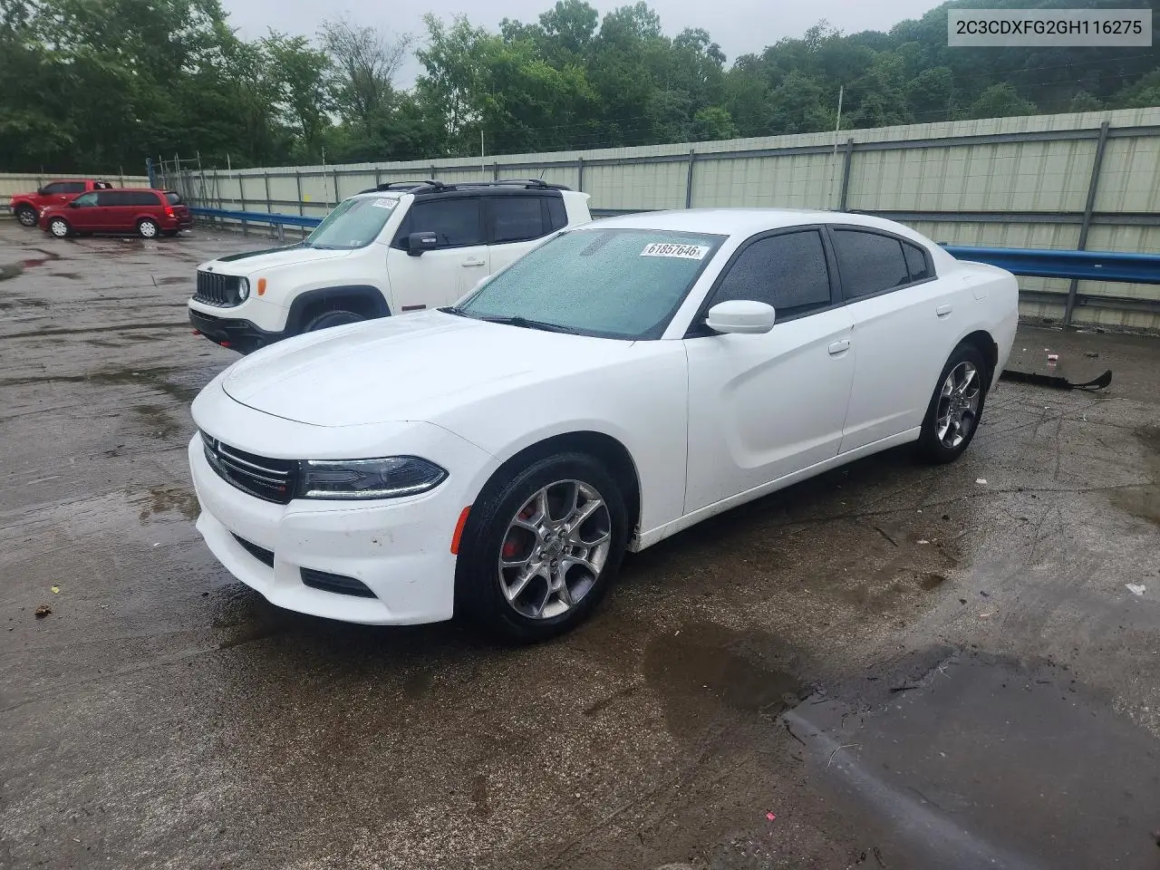 2016 Dodge Charger Se VIN: 2C3CDXFG2GH116275 Lot: 61857646