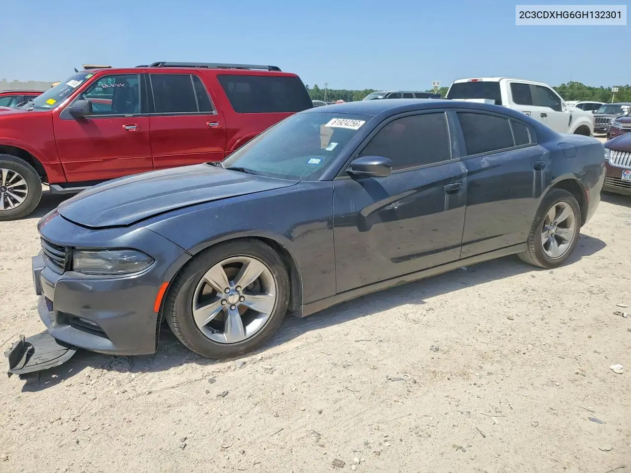 2016 Dodge Charger Sxt VIN: 2C3CDXHG6GH132301 Lot: 61924256