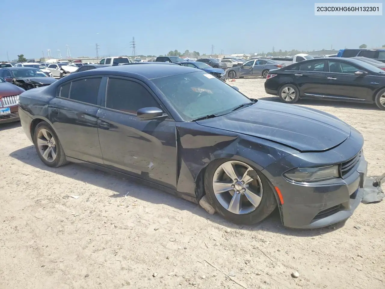 2016 Dodge Charger Sxt VIN: 2C3CDXHG6GH132301 Lot: 61924256