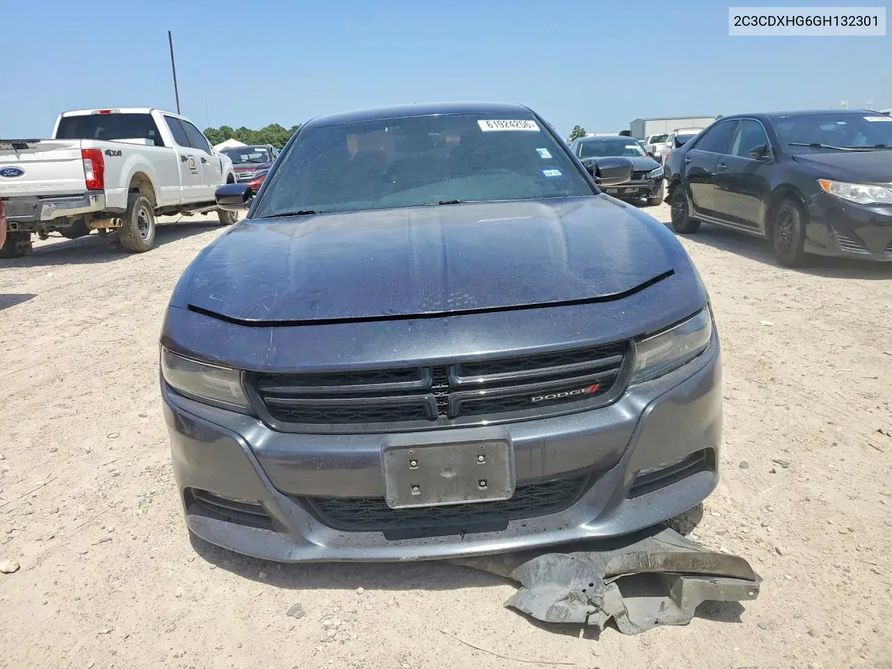 2016 Dodge Charger Sxt VIN: 2C3CDXHG6GH132301 Lot: 61924256
