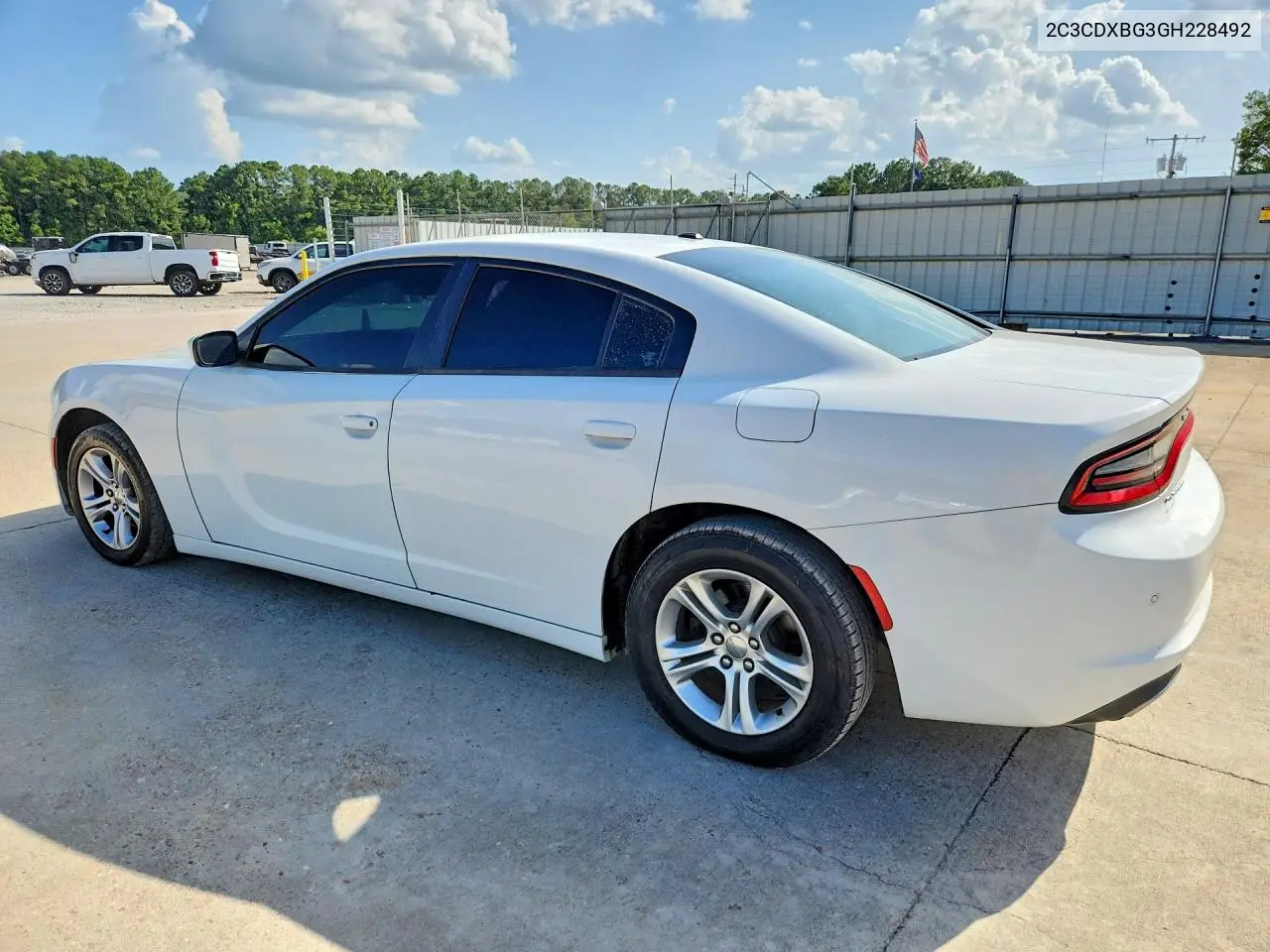 2016 Dodge Charger Se VIN: 2C3CDXBG3GH228492 Lot: 61998476
