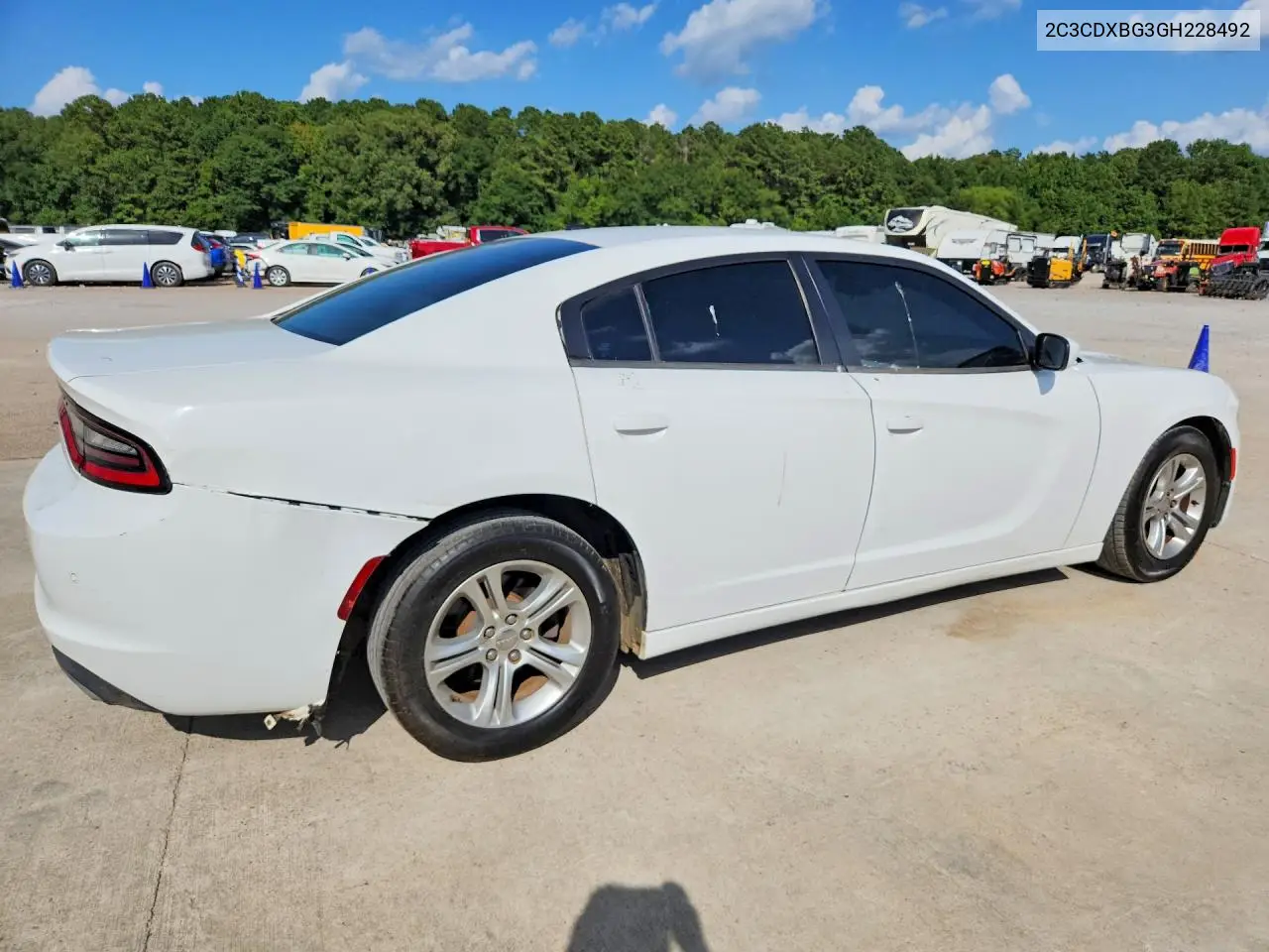 2016 Dodge Charger Se VIN: 2C3CDXBG3GH228492 Lot: 61998476