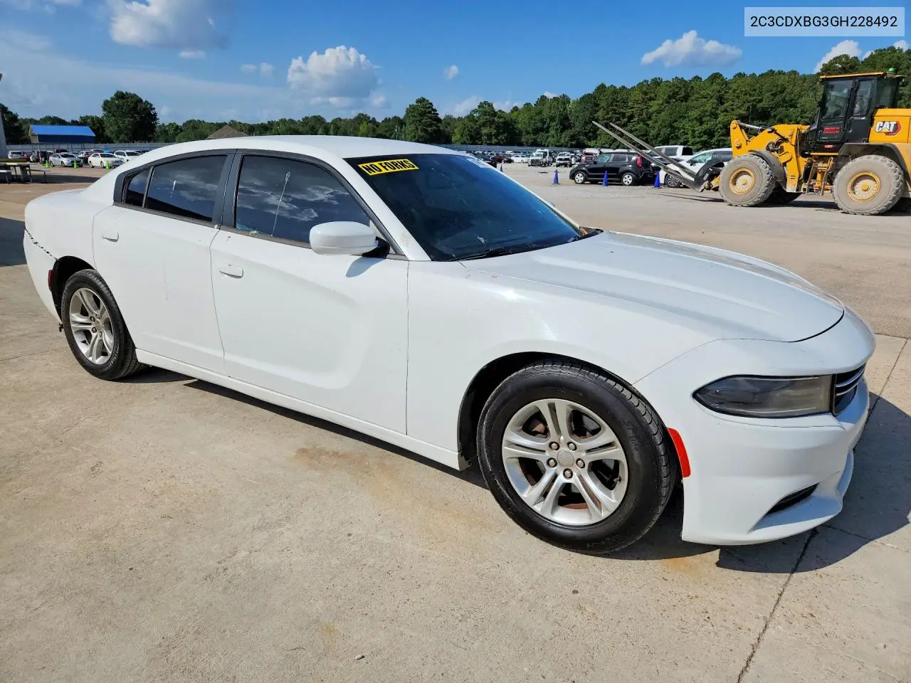 2016 Dodge Charger Se VIN: 2C3CDXBG3GH228492 Lot: 61998476