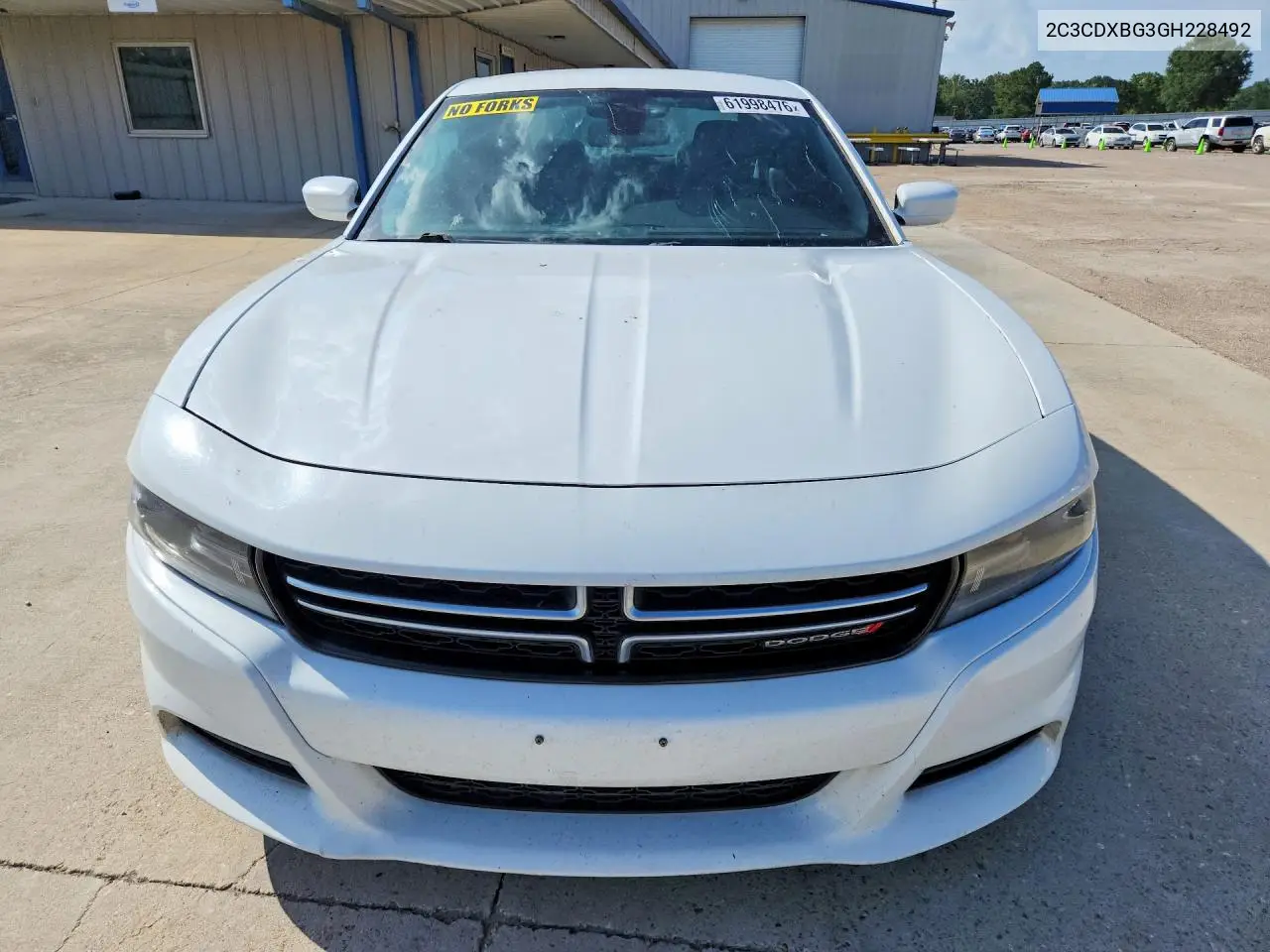 2016 Dodge Charger Se VIN: 2C3CDXBG3GH228492 Lot: 61998476