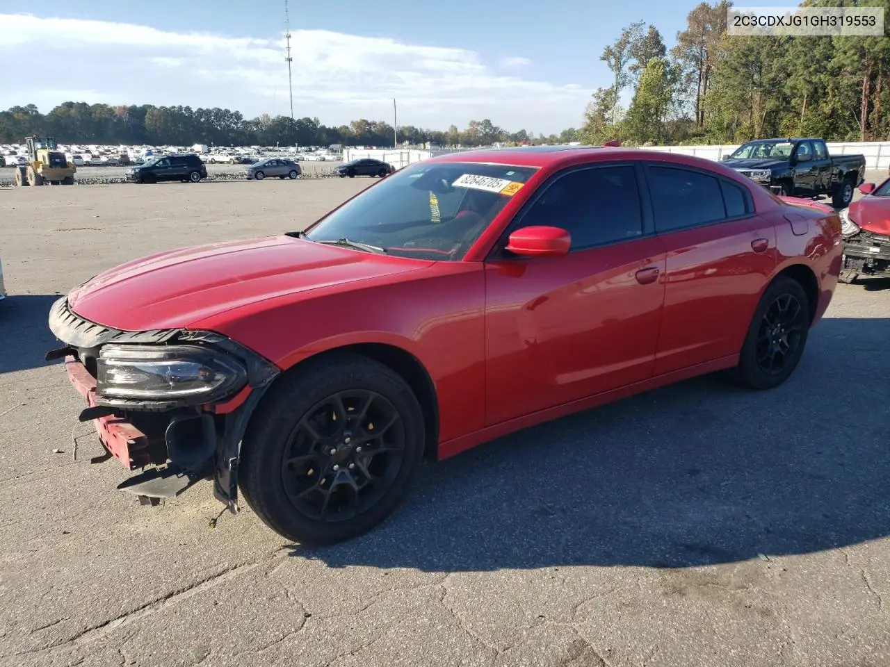 2C3CDXJG1GH319553 2016 Dodge Charger Sx