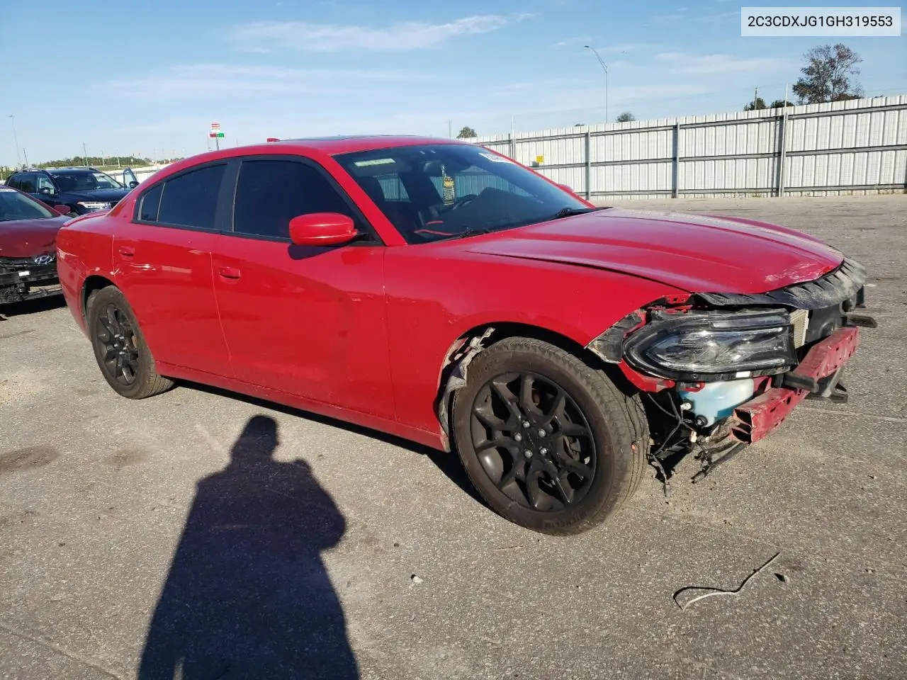 2C3CDXJG1GH319553 2016 Dodge Charger Sx