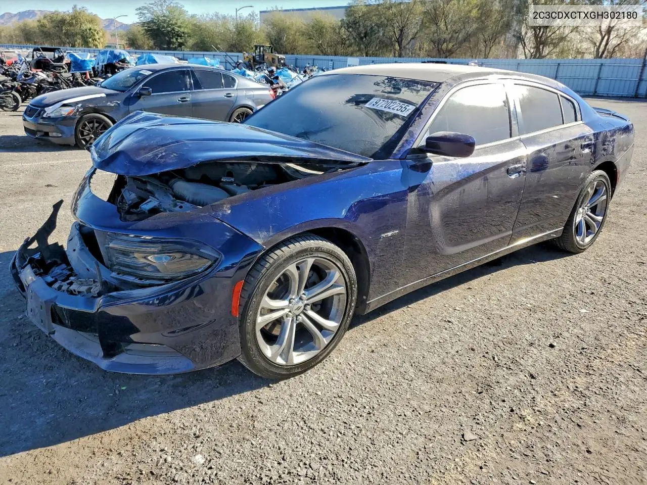 2C3CDXCTXGH302180 2016 Dodge Charger R/T