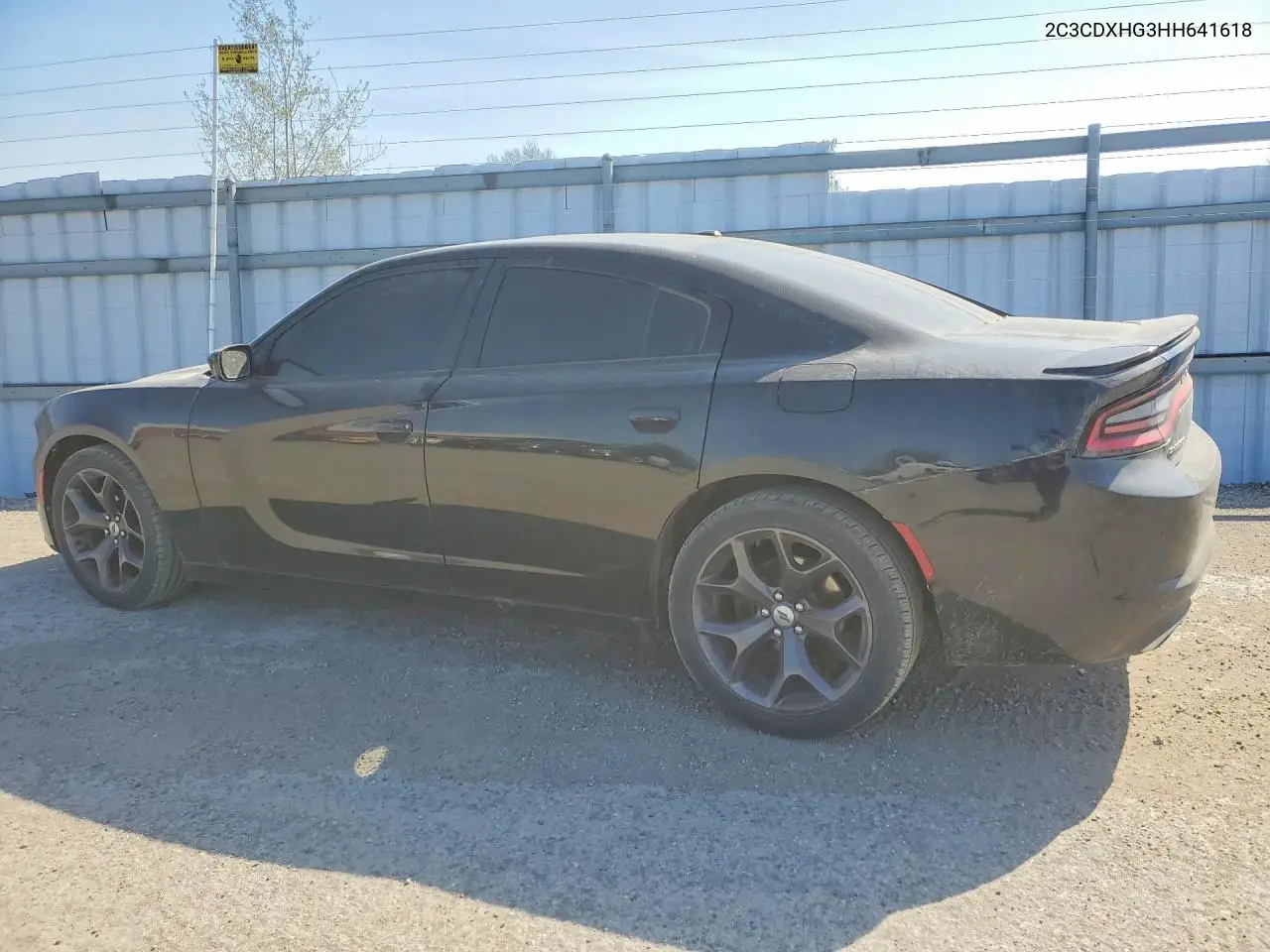 2017 Dodge Charger Sxt VIN: 2C3CDXHG3HH641618 Lot: 51898446