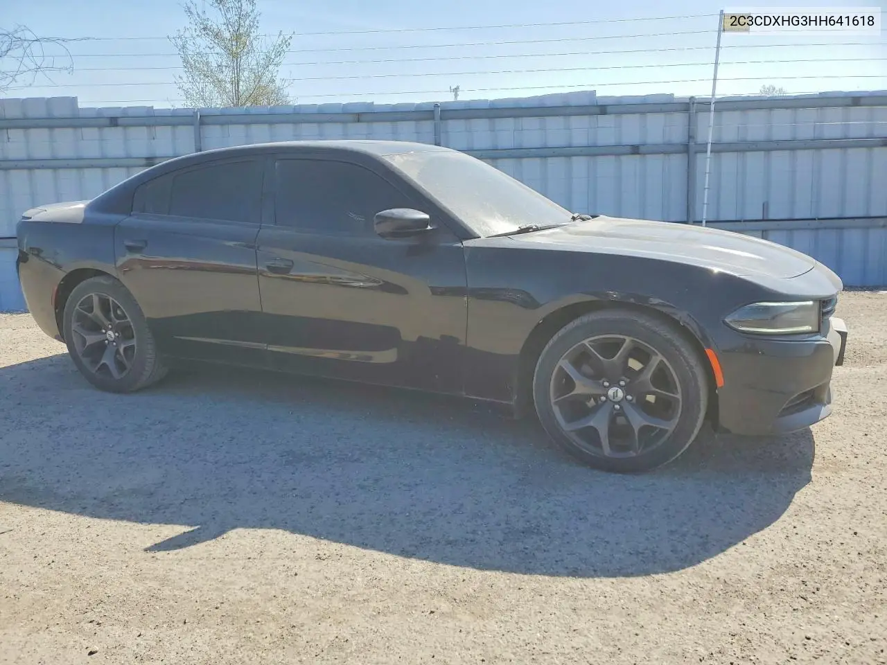 2017 Dodge Charger Sxt VIN: 2C3CDXHG3HH641618 Lot: 51898446