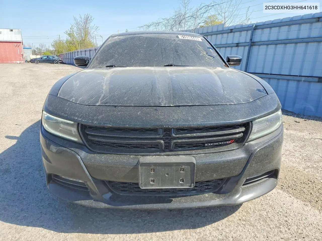 2017 Dodge Charger Sxt VIN: 2C3CDXHG3HH641618 Lot: 51898446