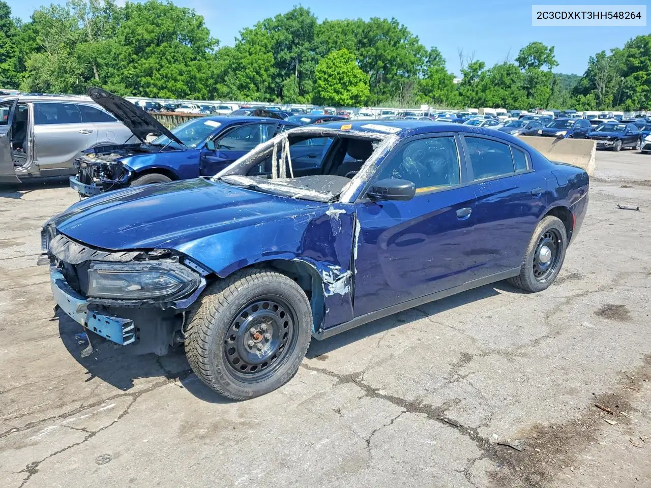 2017 Dodge Charger Police VIN: 2C3CDXKT3HH548264 Lot: 60017166