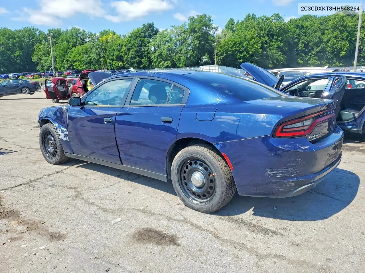 2017 Dodge Charger Police VIN: 2C3CDXKT3HH548264 Lot: 60017166