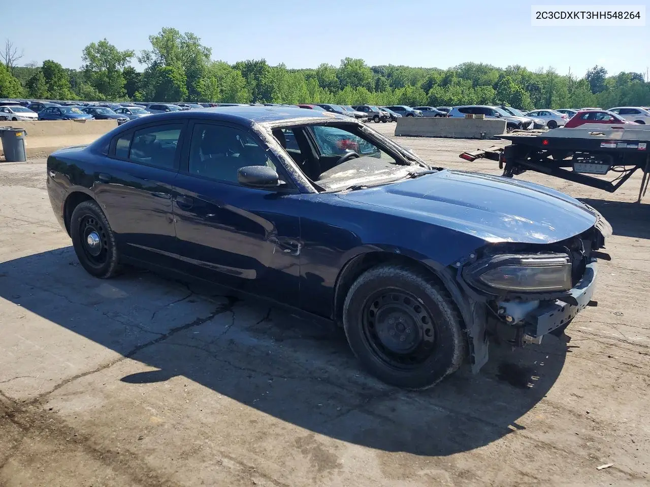 2017 Dodge Charger Police VIN: 2C3CDXKT3HH548264 Lot: 60017166