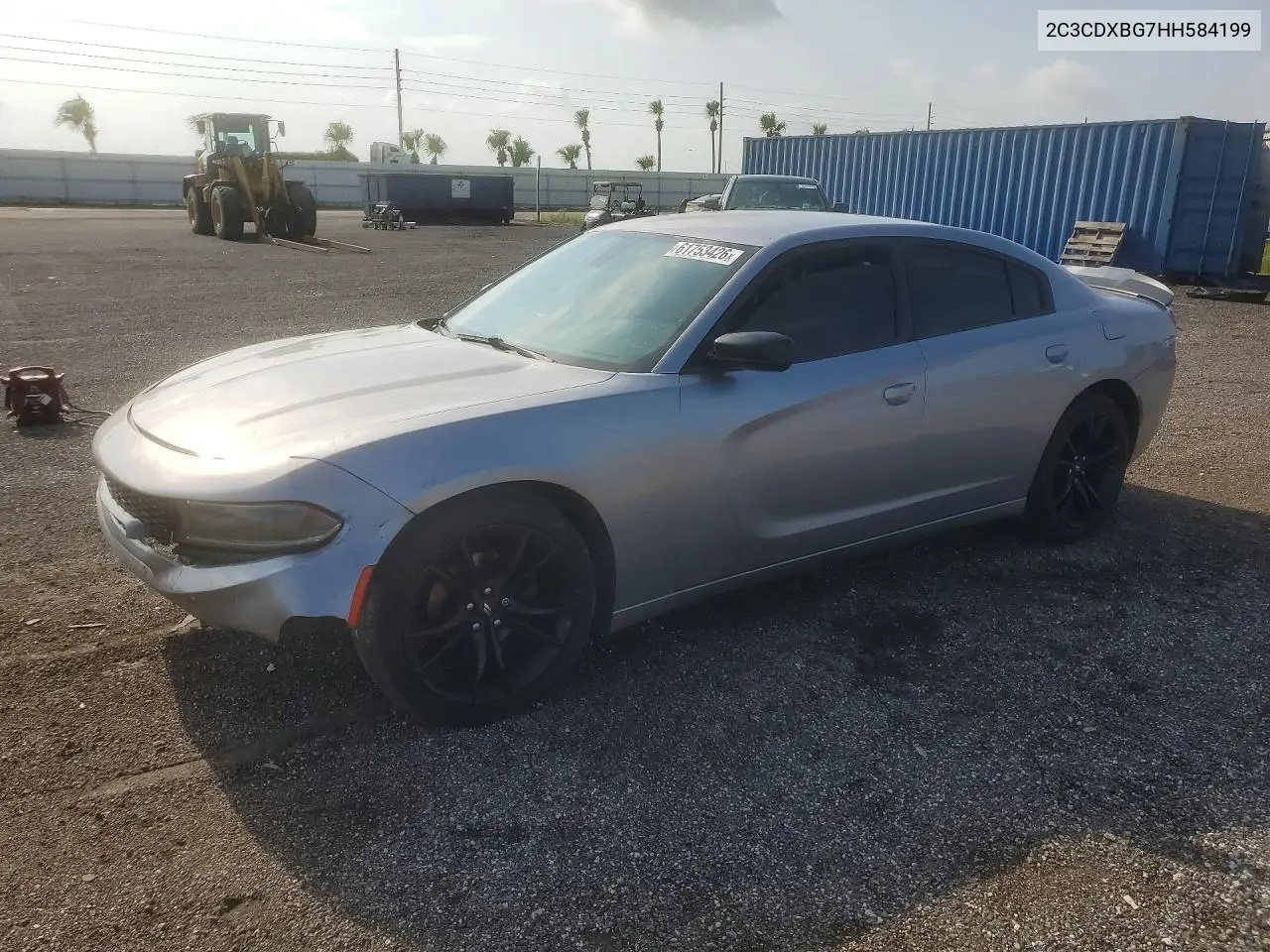2017 Dodge Charger Se VIN: 2C3CDXBG7HH584199 Lot: 61753426