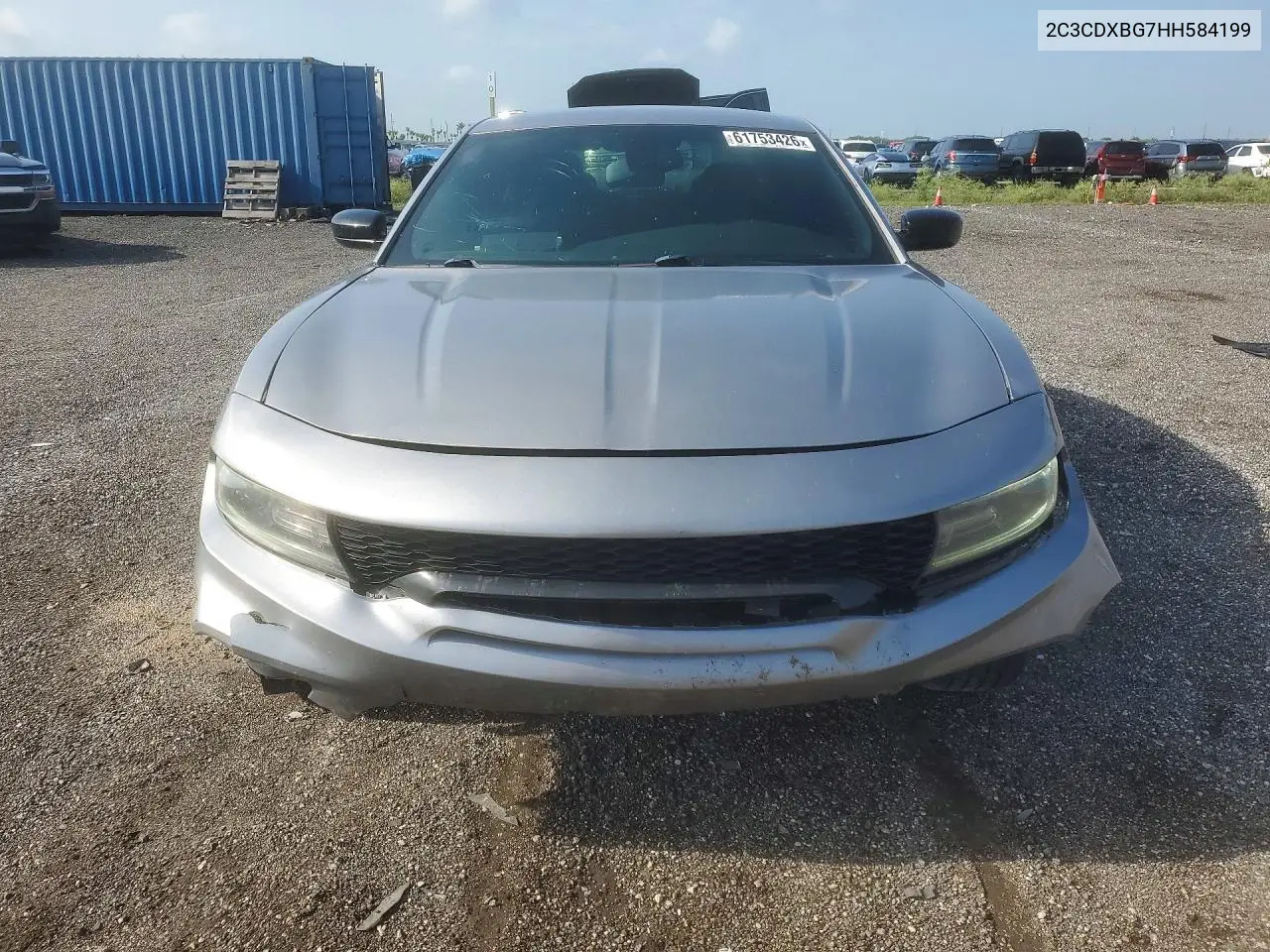 2017 Dodge Charger Se VIN: 2C3CDXBG7HH584199 Lot: 61753426