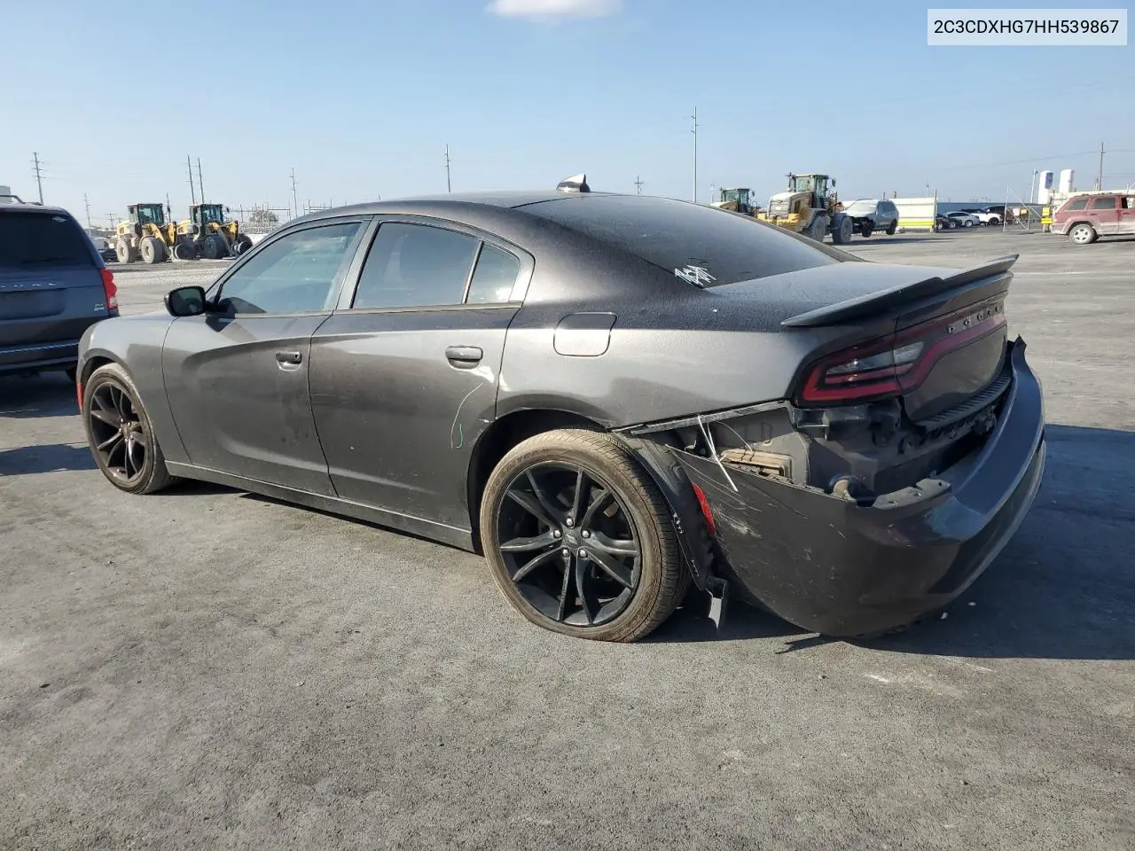 2C3CDXHG7HH539867 2017 Dodge Charger Sxt