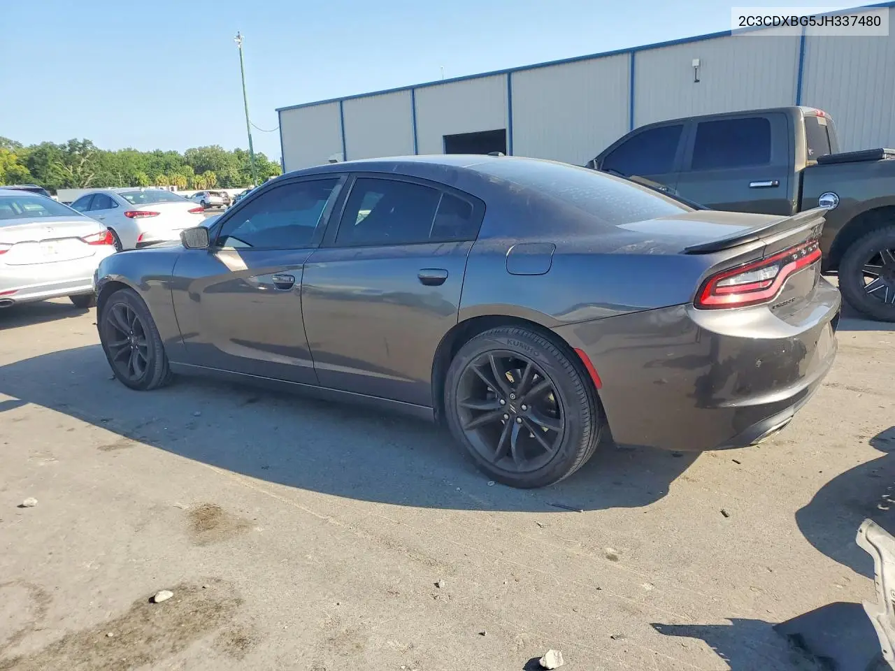 2018 Dodge Charger Sxt VIN: 2C3CDXBG5JH337480 Lot: 56600086