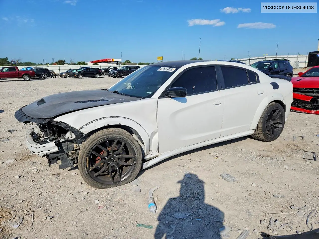 2018 Dodge Charger Police VIN: 2C3CDXKT8JH304048 Lot: 57883416