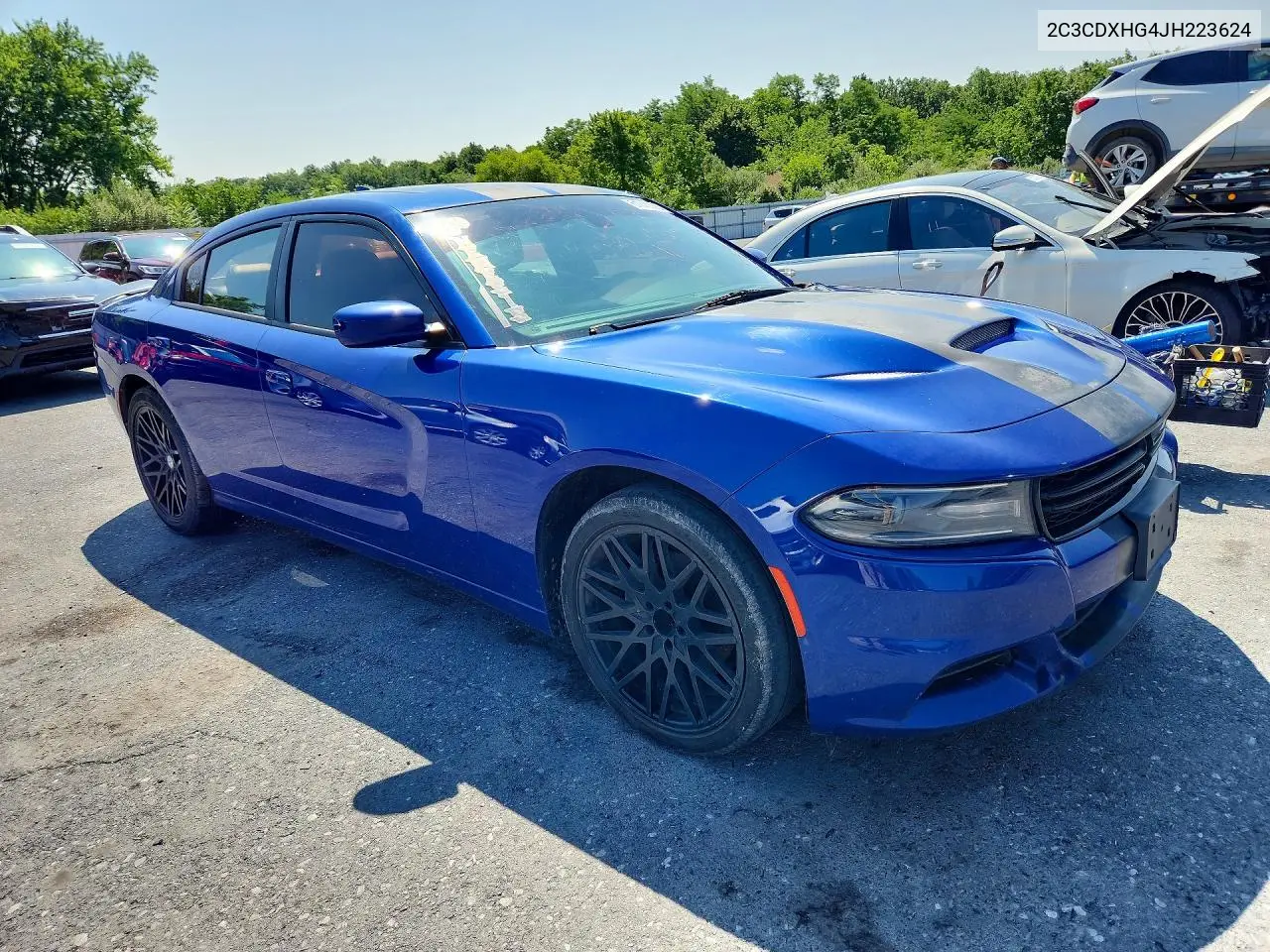 2018 Dodge Charger Sxt Plus VIN: 2C3CDXHG4JH223624 Lot: 61243036