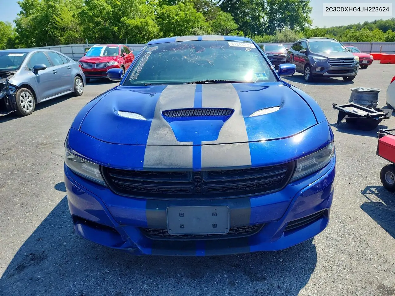 2018 Dodge Charger Sxt Plus VIN: 2C3CDXHG4JH223624 Lot: 61243036