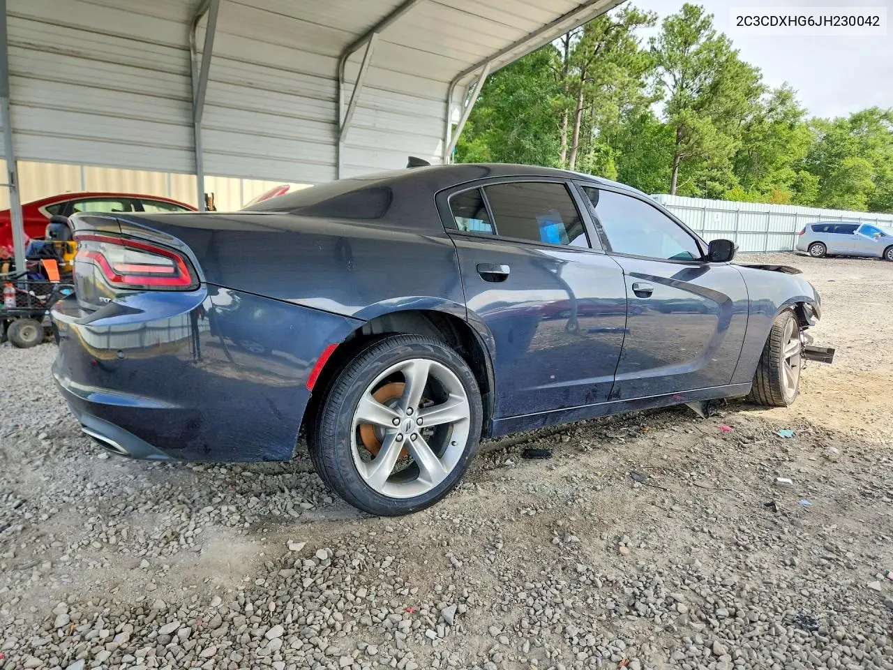 2018 Dodge Charger Sxt Plus VIN: 2C3CDXHG6JH230042 Lot: 61293346
