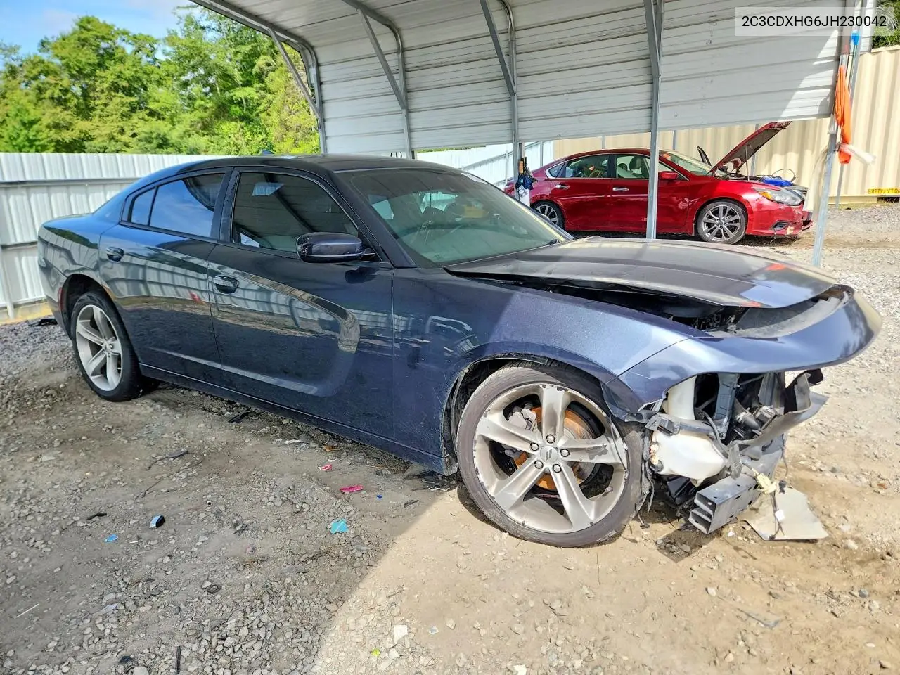 2018 Dodge Charger Sxt Plus VIN: 2C3CDXHG6JH230042 Lot: 61293346