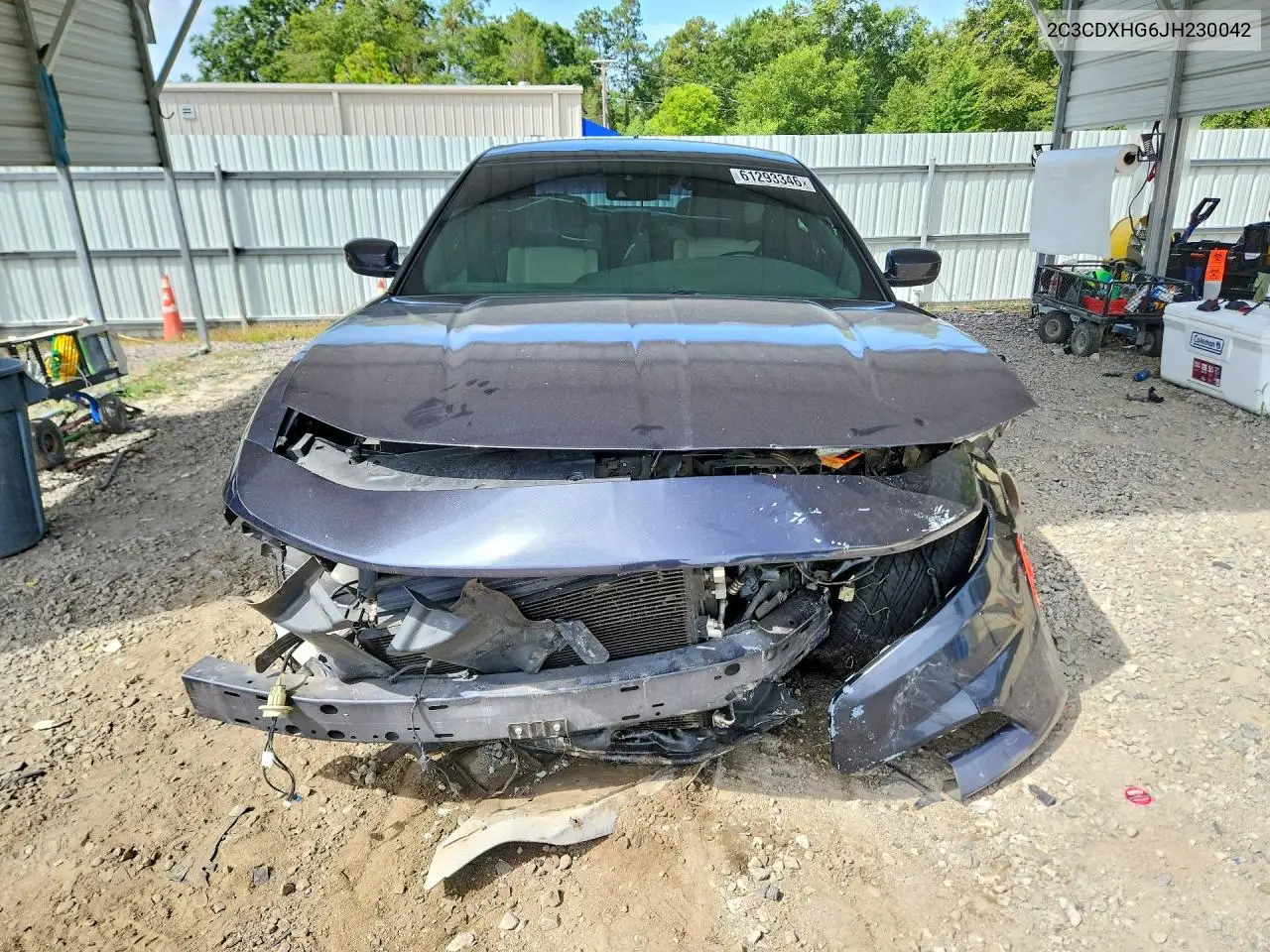2018 Dodge Charger Sxt Plus VIN: 2C3CDXHG6JH230042 Lot: 61293346